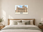 Bath Abbey Poster at A1, as a poster, above a bed