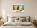 Titanic Belfast Poster at A1, as a poster, above a bed