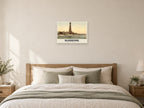 The Tower and Promenade, Blackpool, 1890s Heritage Print at A2, as a poster, above a bed