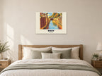 Bray Poster — Bray Lock at A1, as a poster, above a bed