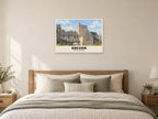 Brecon Cathedral Poster at A1, as a poster, above a bed