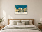 The Royal Pavilion, Brighton Poster at A1, as a poster, above a bed