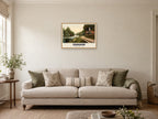Cliveden Reach, Cookham, 1890s Heritage Print at A2, in an oak frame, in a sitting room