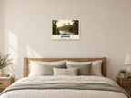 Durham Cathedral, 1890s Heritage Print at A2, as a poster, above a bed