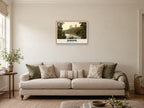 Durham Cathedral, 1890s Heritage Print at A2, in an oak frame, in a sitting room