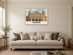 Kelvingrove Art Gallery, Glasgow Poster at A1, in an oak frame, in a sitting room