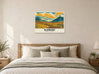 Buachaille Etive Mòr, Glencoe Poster at A1, as a poster, above a bed