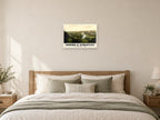 Goring and Streatley, 1890s Heritage Print at A2, as a poster, above a bed