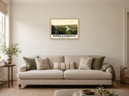 Goring and Streatley, 1890s Heritage Print at A2, in an oak frame, in a sitting room