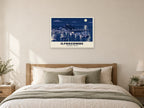 Ilfracombe harbour Poster at A1, as a poster, above a bed