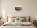 From Hillsborough, Ilfracombe Poster at A2, as a poster, above a bed