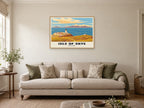 Neist Point, Isle of Skye Poster at A1, in an oak frame, in a sitting room