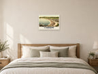 The Bay, Llandudno Poster at A2, as a poster, above a bed