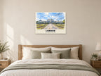 Kew Gardens Palm House, London Poster at A1, as a poster, above a bed