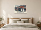 Castlefield, Manchester Poster at A1, as a poster, above a bed