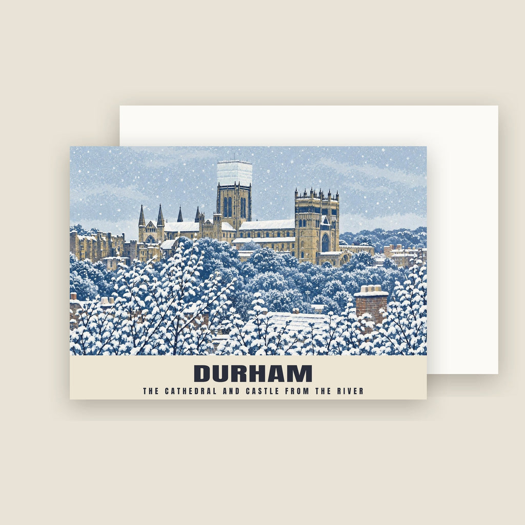 Durham Cathedral Christmas card with its envelope