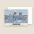 Durham Cathedral Christmas card with its envelope