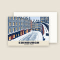 Victoria Street, Edinburgh Christmas card with its envelope