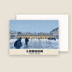 Covent Garden, London Christmas card with its envelope