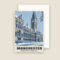 Manchester Town Hall Christmas card with its envelope