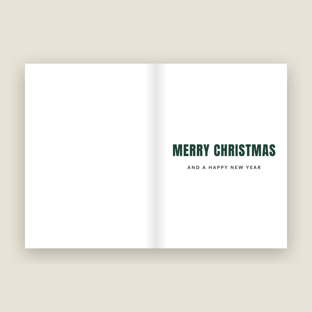 Inside the Salisbury Cathedral Christmas card: Merry Christmas and a Happy New Year