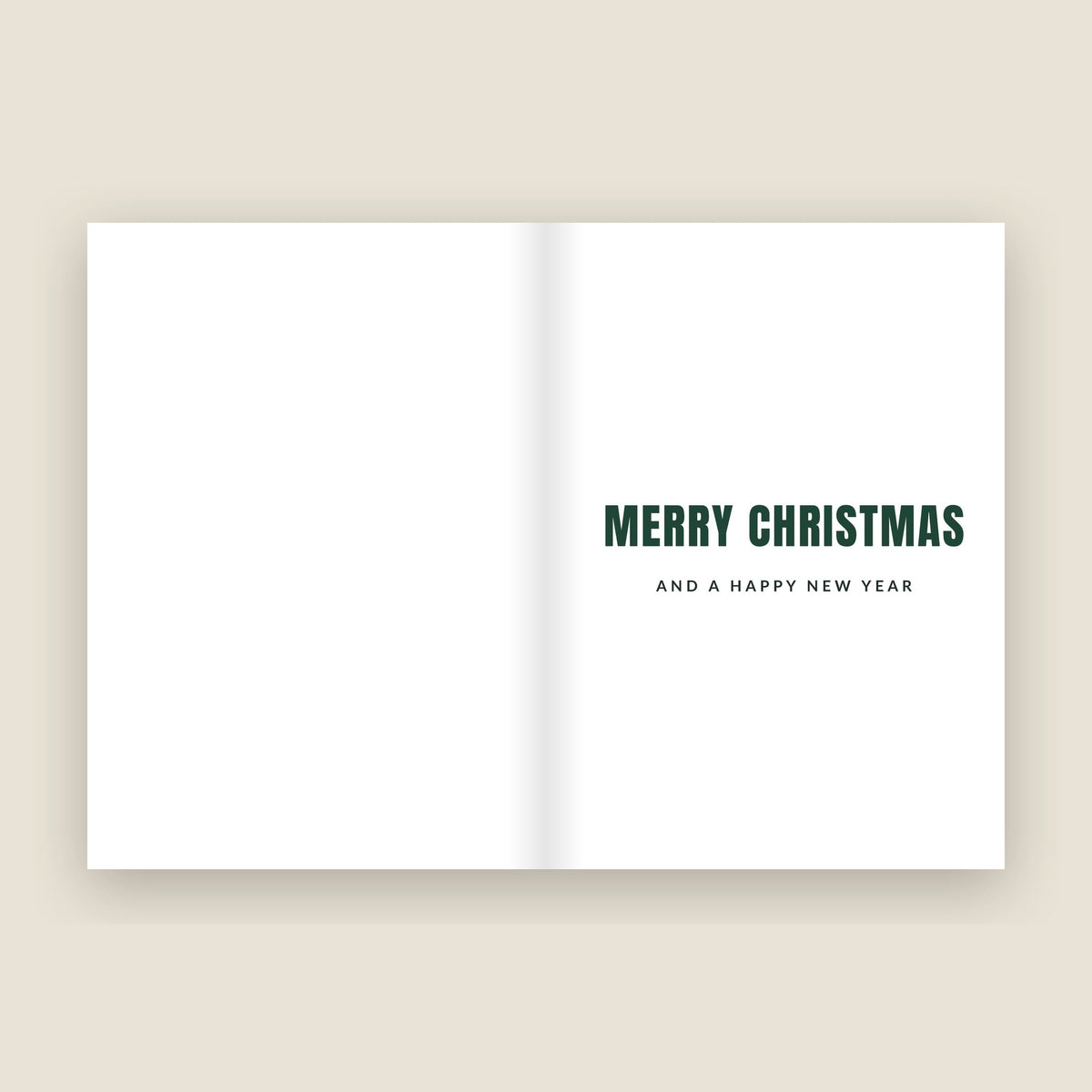 Inside the Salisbury Cathedral Christmas card: Merry Christmas and a Happy New Year