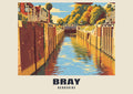 Bray Lock vintage-style poster