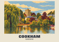 Holy Trinity Church, Cookham vintage-style poster