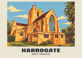 Kairos Church, Harrogate vintage-style poster