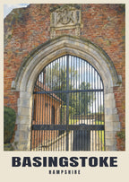 Basing House, Basingstoke poster, British Heritage style