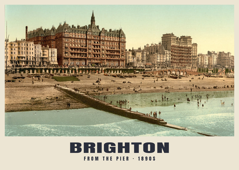 From the Pier, Brighton, 1890s Heritage Print