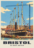 SS Great Britain, Bristol poster in the Retro Railway style