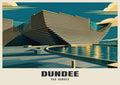 V&A Dundee poster in the Art Deco style