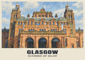Kelvingrove Art Gallery, Glasgow poster in the British Heritage style