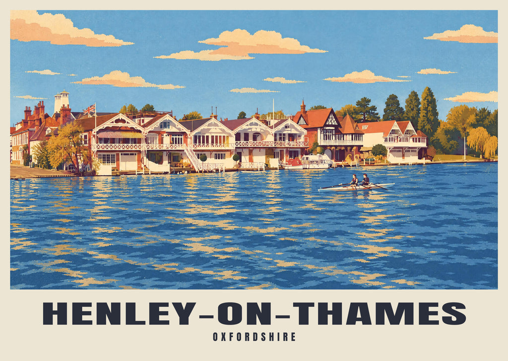 Henley-on-Thames poster, Oxfordshire