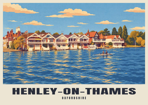 Henley-on-Thames poster, Oxfordshire