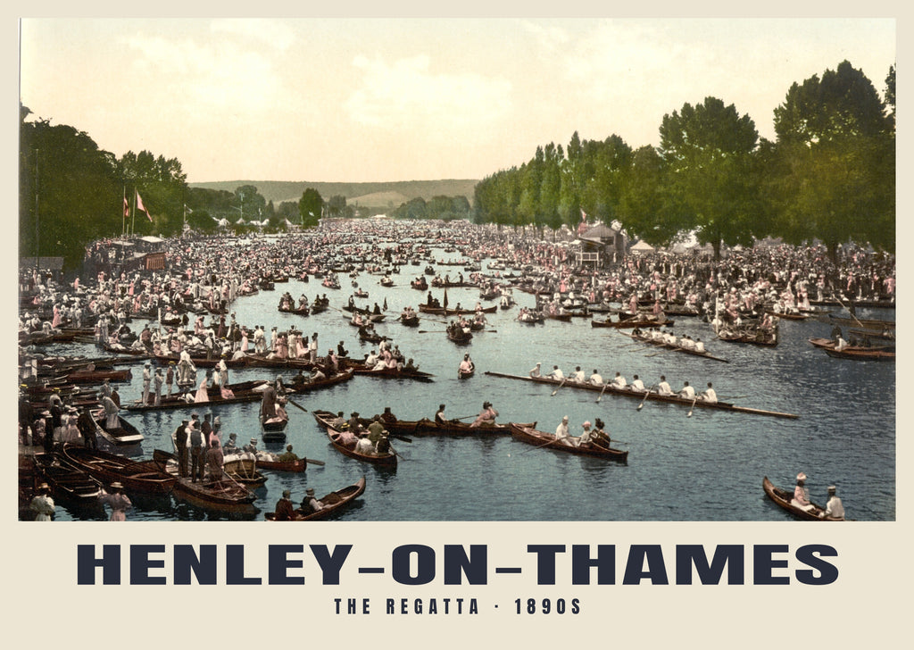 Henley-on-Thames poster, The Regatta · 1890s