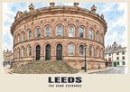 The Corn Exchange, Leeds poster in the Ink & Wash style
