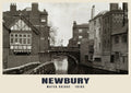 Water Bridge, Newbury, 1910s heritage photograph