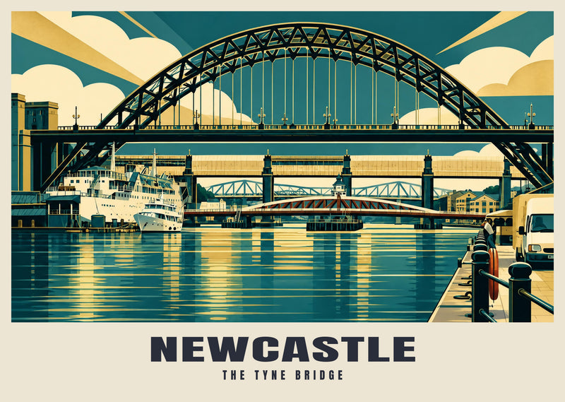 The Tyne Bridge, Newcastle Poster