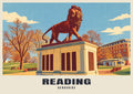 Reading poster, Berkshire