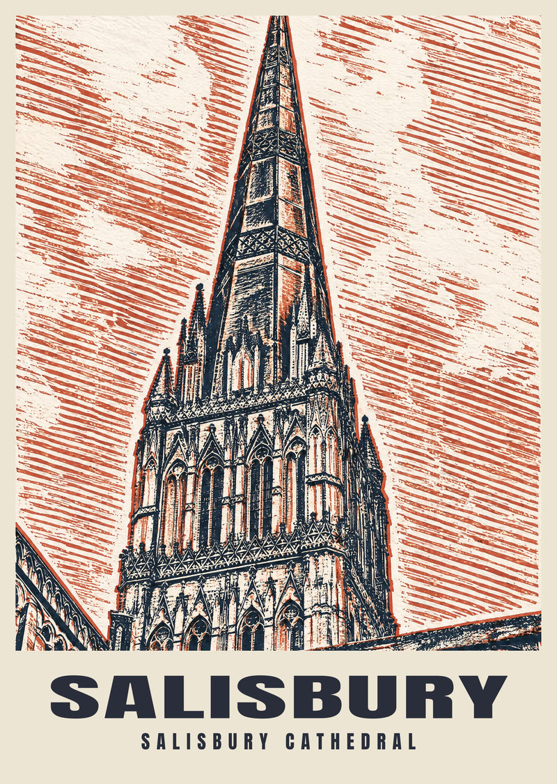 Salisbury Cathedral Poster