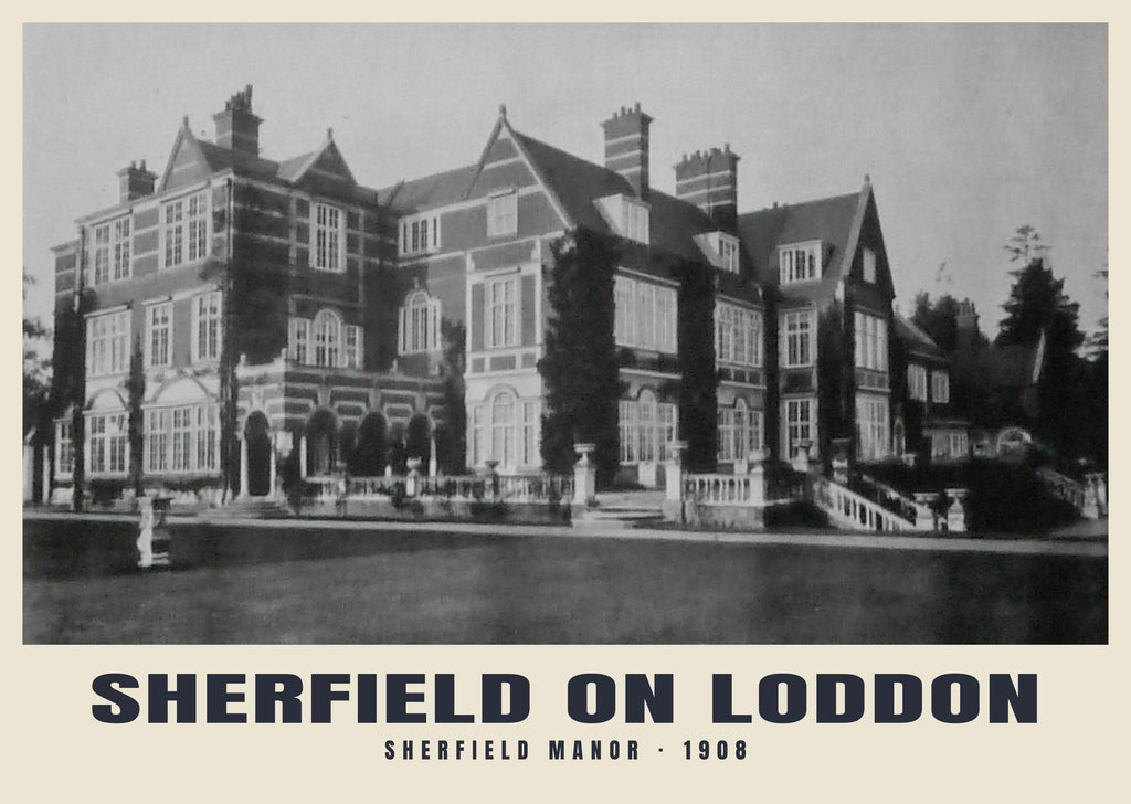 Sherfield Manor, Sherfield on Loddon, 1908 heritage photograph