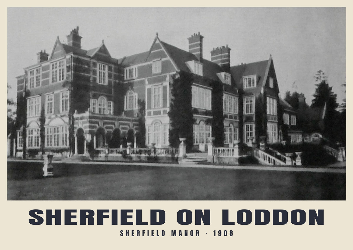 Sherfield Manor, Sherfield on Loddon, 1908 heritage photograph