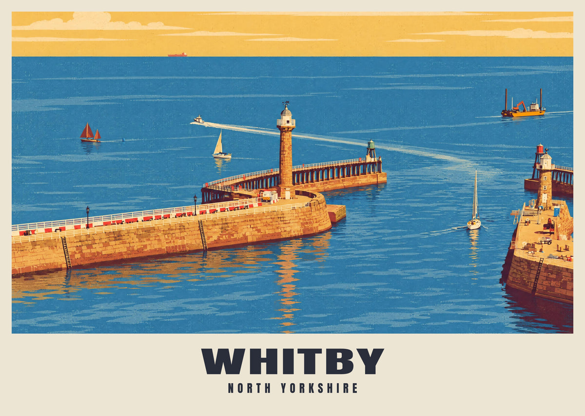 Whitby poster, North Yorkshire