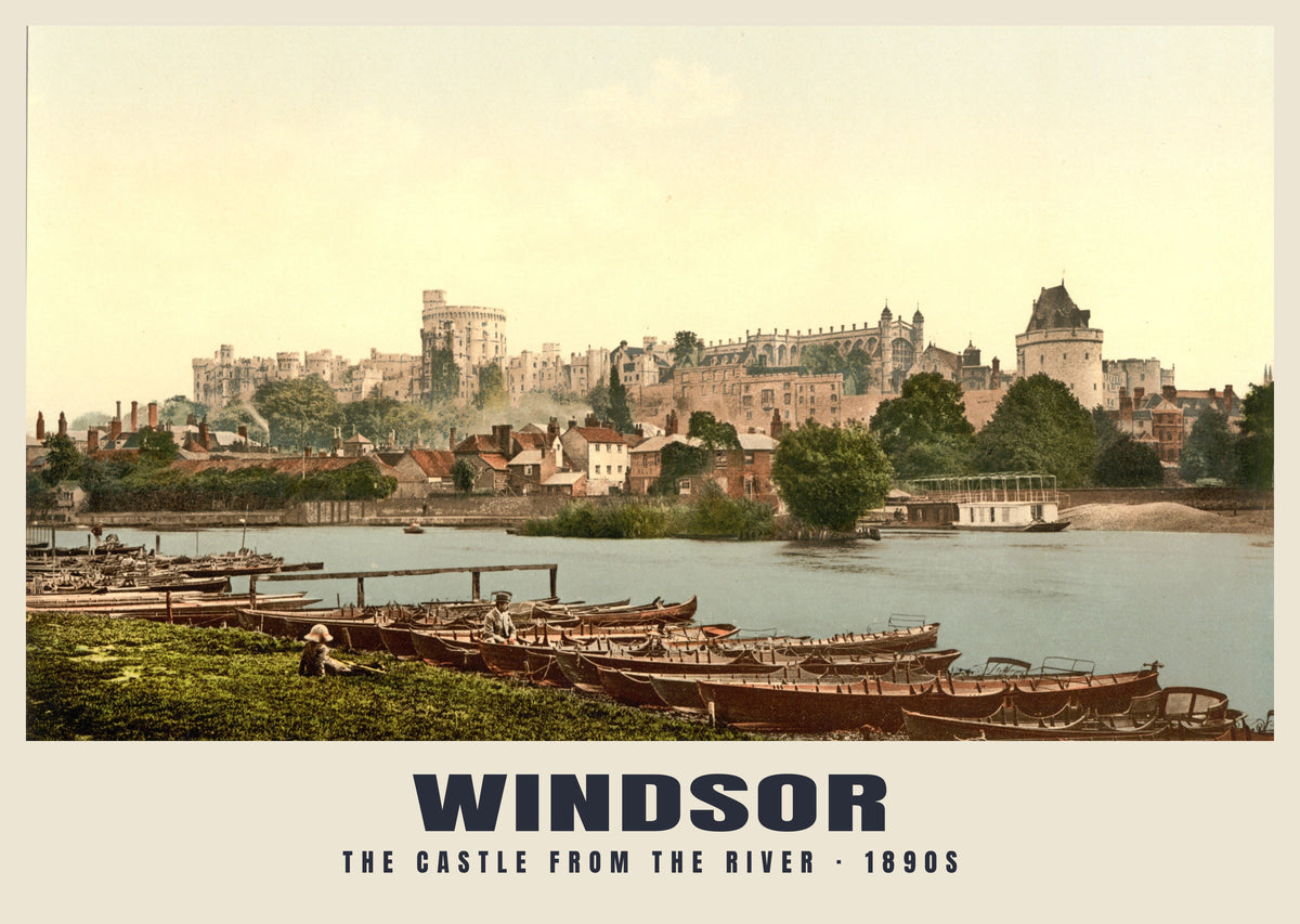 Windsor poster, The Castle from the River · 1890s