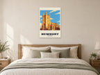 Newbury Poster — St Nicolas' Church at A1, as a poster, above a bed