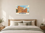Wollaton Hall, Nottingham Poster at A1, as a poster, above a bed