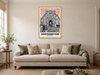 The Bargate, Southampton Poster at A1, in an oak frame, in a sitting room