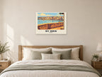 St Ives Poster — St Ives Harbour at A1, as a poster, above a bed